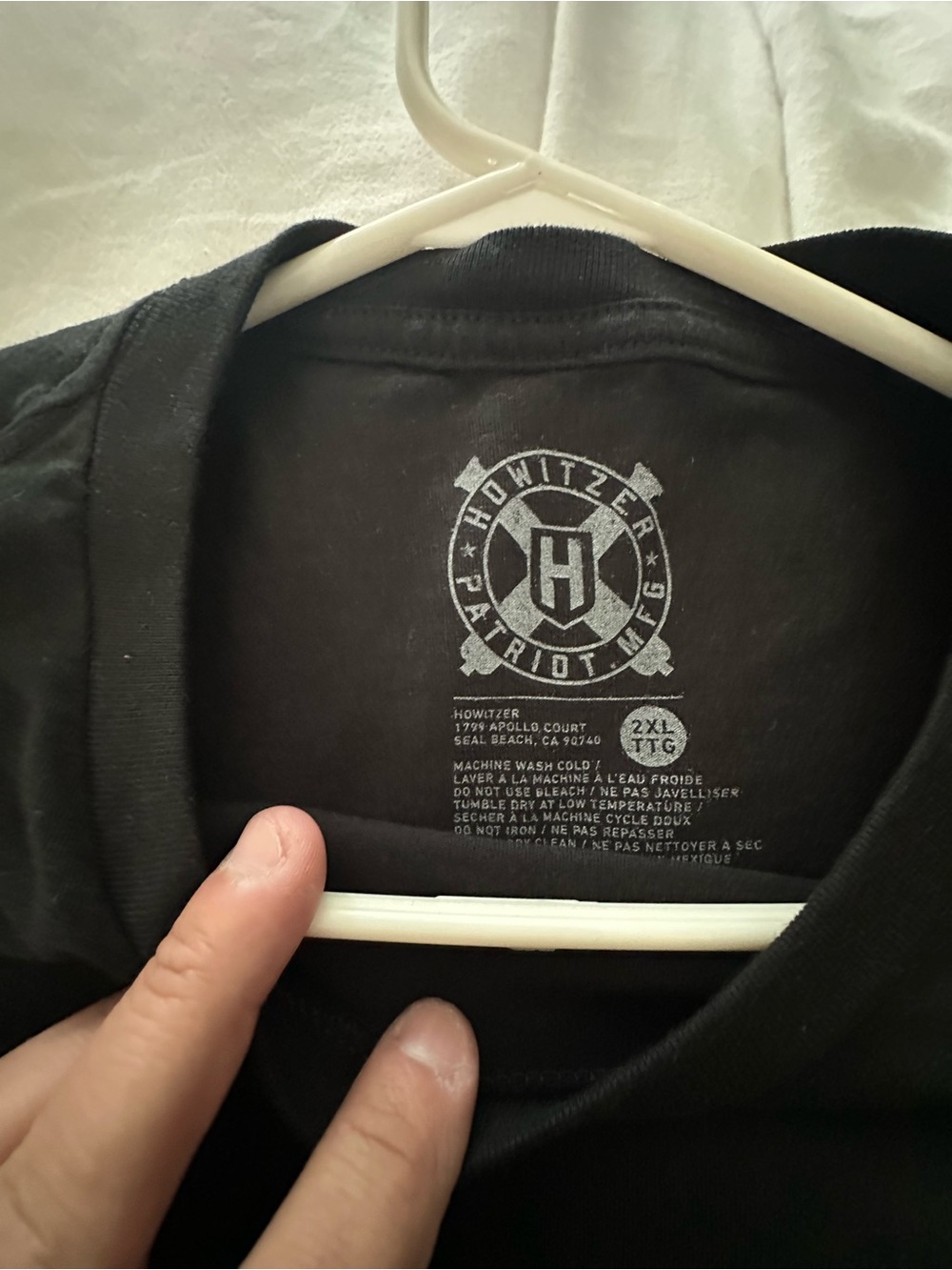 Howitzer Outlaw Til I Die Black Graphic Tee - - Picture 3 of 4